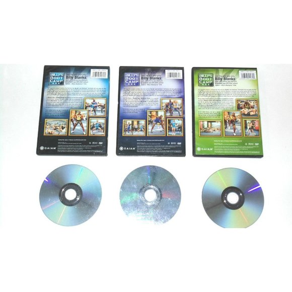 3 PC Lot: Billy Blanks DVD's, Billy's Boot Camp Elite Mission 1, 2 & 3 Excercise - Picture 2 of 2